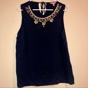 RARE Lilly Pulitzer Beaded Tank Top